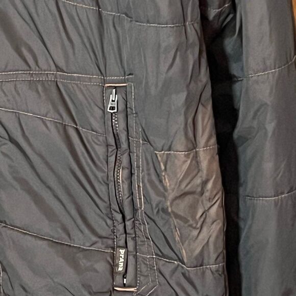 Prana Men’s Reversible Plaid & Solid Brown Jacket Fading Sz XL - Picture 6 of 13